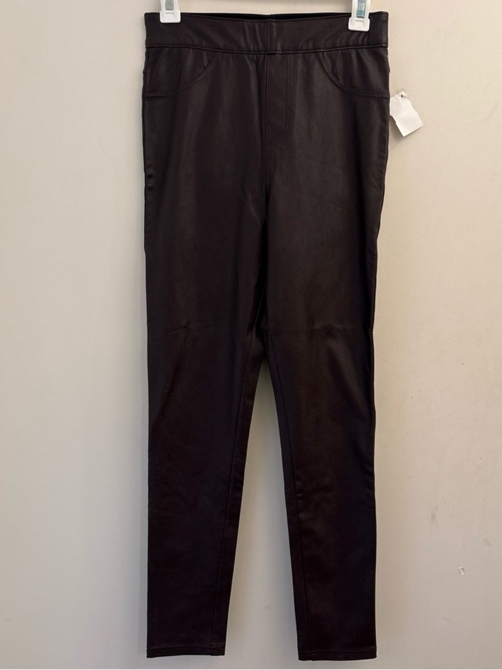 Size Small Women’s Slim Vegan Leather Brown Pants